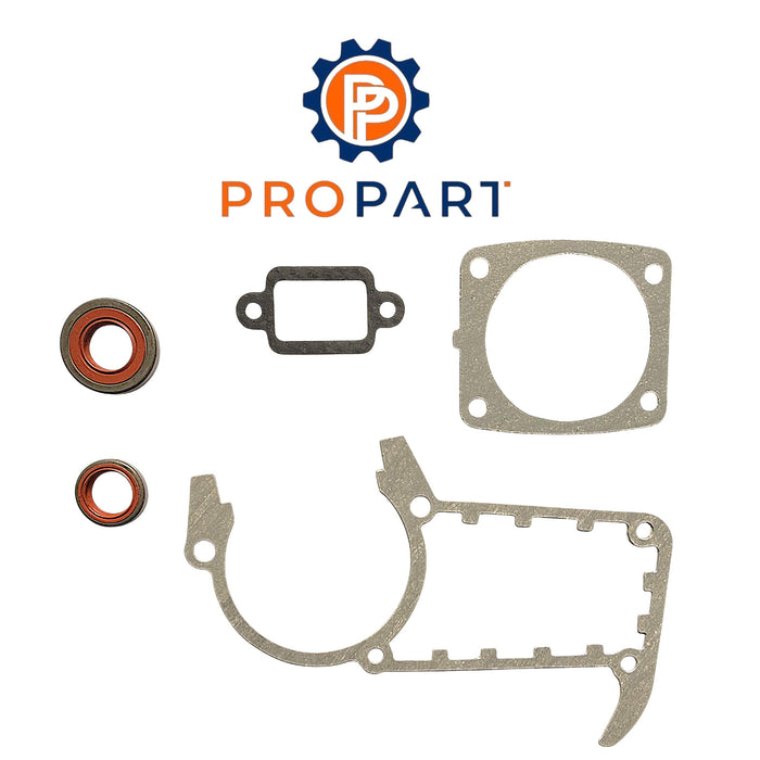 Crankcase Cylinder Muffler Gasket Set with Oil Seal Fits Stihl MS341 MS361 Chainsaw Replacement for OEM Part # 1135 029 0500, 1135 029 2300, 1125 149 0601 and 9640 003 1600
