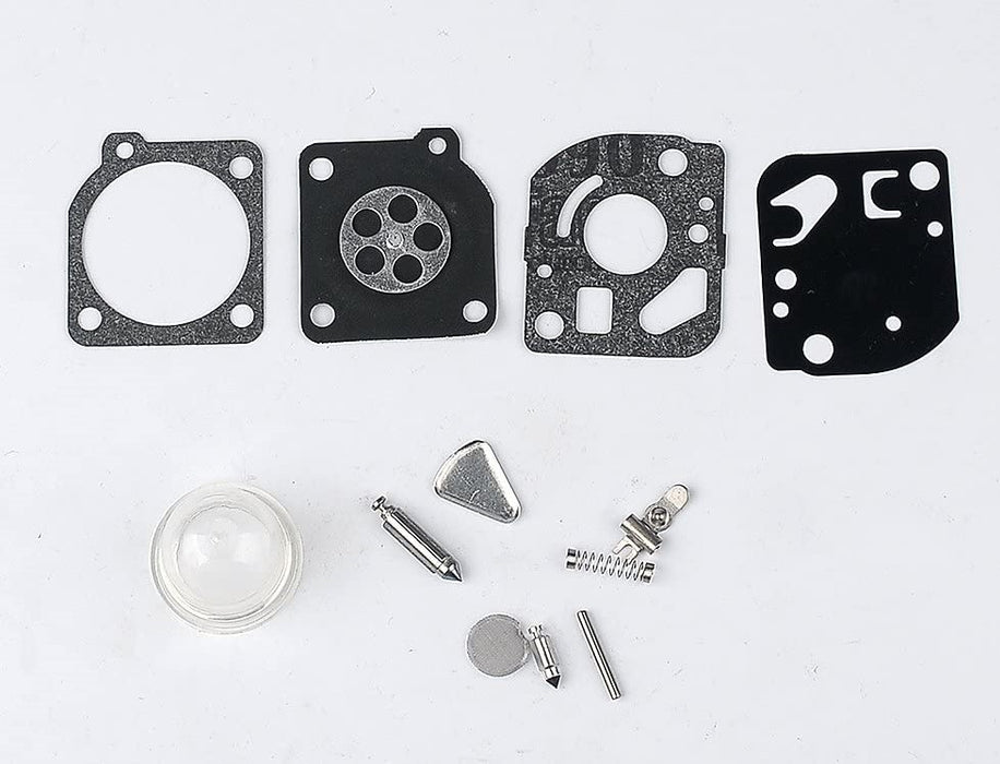 Carburetor Rebuild Repair Gaskets Diaphragm Kit for ZAMA # RB-47 for Poulan WeedEater Craftsman Trimmers Blowers