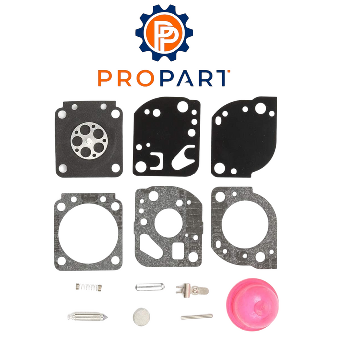 Carburetor Carb Repair Rebuild Kit Replaces Zama RB-117 RB117 Repairs Zama C1U W19 Carburetors