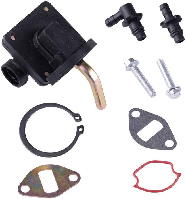 Fuel Pump Kit for Kohler CH CV 11 HP-16 HP Motor Craftsman Toro LT1750 Replacement for John Deere LX173 LT133 LX173 Replaces John Deere Part # AM133627 Replaces Rotary 13386