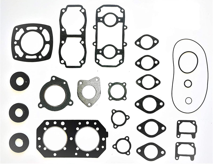 Complete Gasket Kit Set with Seals for Kawasaki JS550 1982 1983 1984 1985 1986 1987 1989 1990 Also Replaces SBT 48-202A / WSM 007-618 / Winderosa 611103