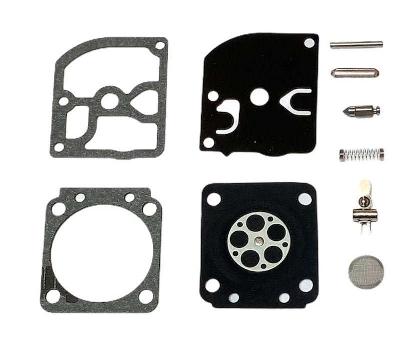 RB-129 Carburetor Rebuild Repair Kit for Poulan Pro PP3516 PP3516AVX PP3816 PP3816AV PP4018 PP4218 PP4218AV PP4218AVHD PP4218AVL PP4218AVX PPB3416 PPB4018 PPB4218 SM4218AV Models